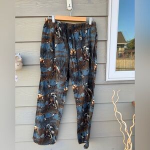 Brown and Blue pajamas pants
